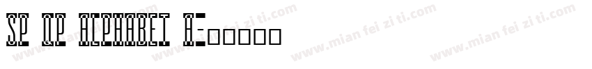 SP Qp Alphabet a字体转换